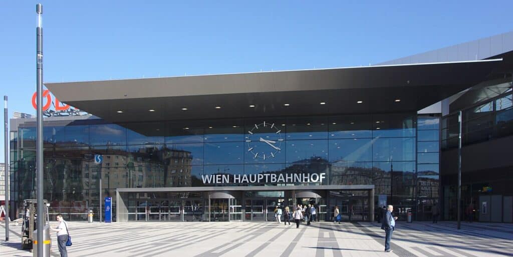 Bécsi Hauptbahnhof 