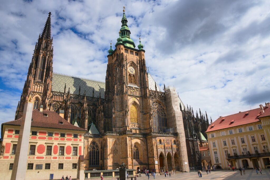 Prágai vár és Szent Vitus-székesegyház panoráma
